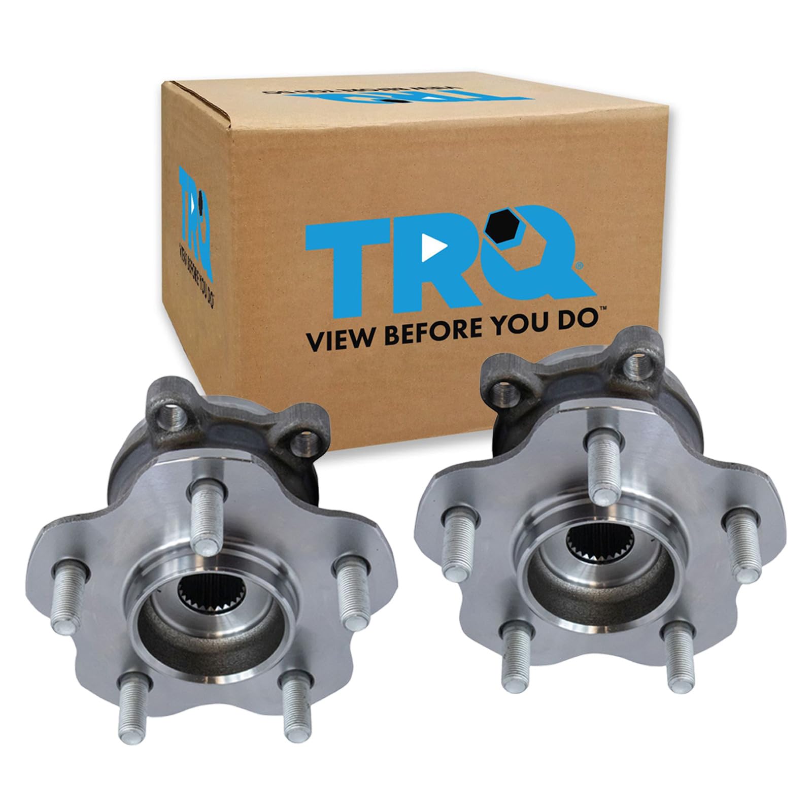TRQ Rear Wheel Bearing &amp; Hub Assembly Set
