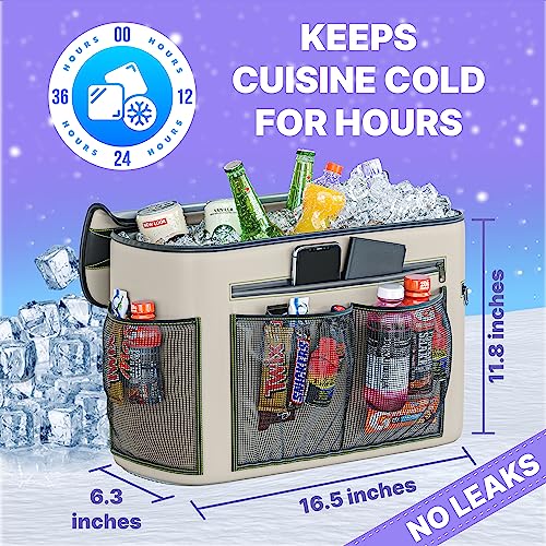 image for Skywin TidyFriend Kayak Cooler Behind Seat, Waterproof Cooler for Kaya