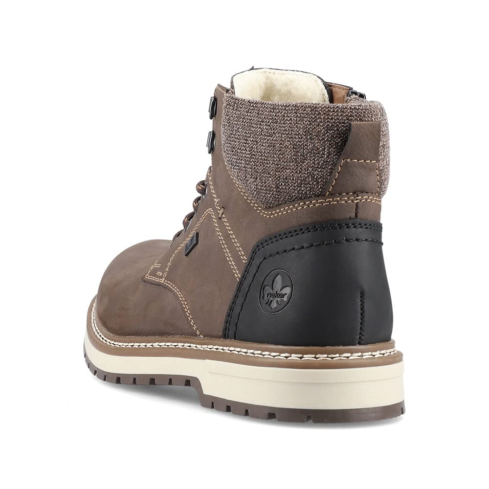 Rieker Herren Schnürstiefeletten F3812, Männer Stiefeletten, wasserabweisend, riekerTEX