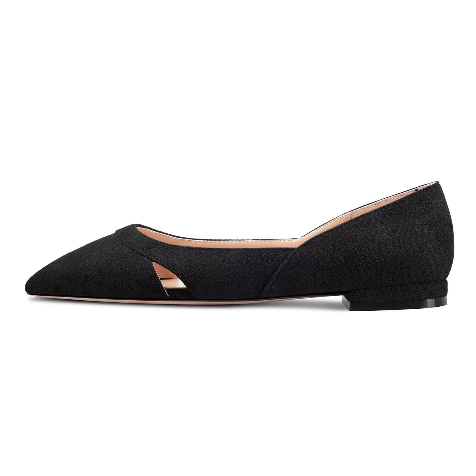 Castamere Mujer Bajos Heel Puntiaguada Punta Slip-on Pumps de Boda Clásico 1 CM Heels