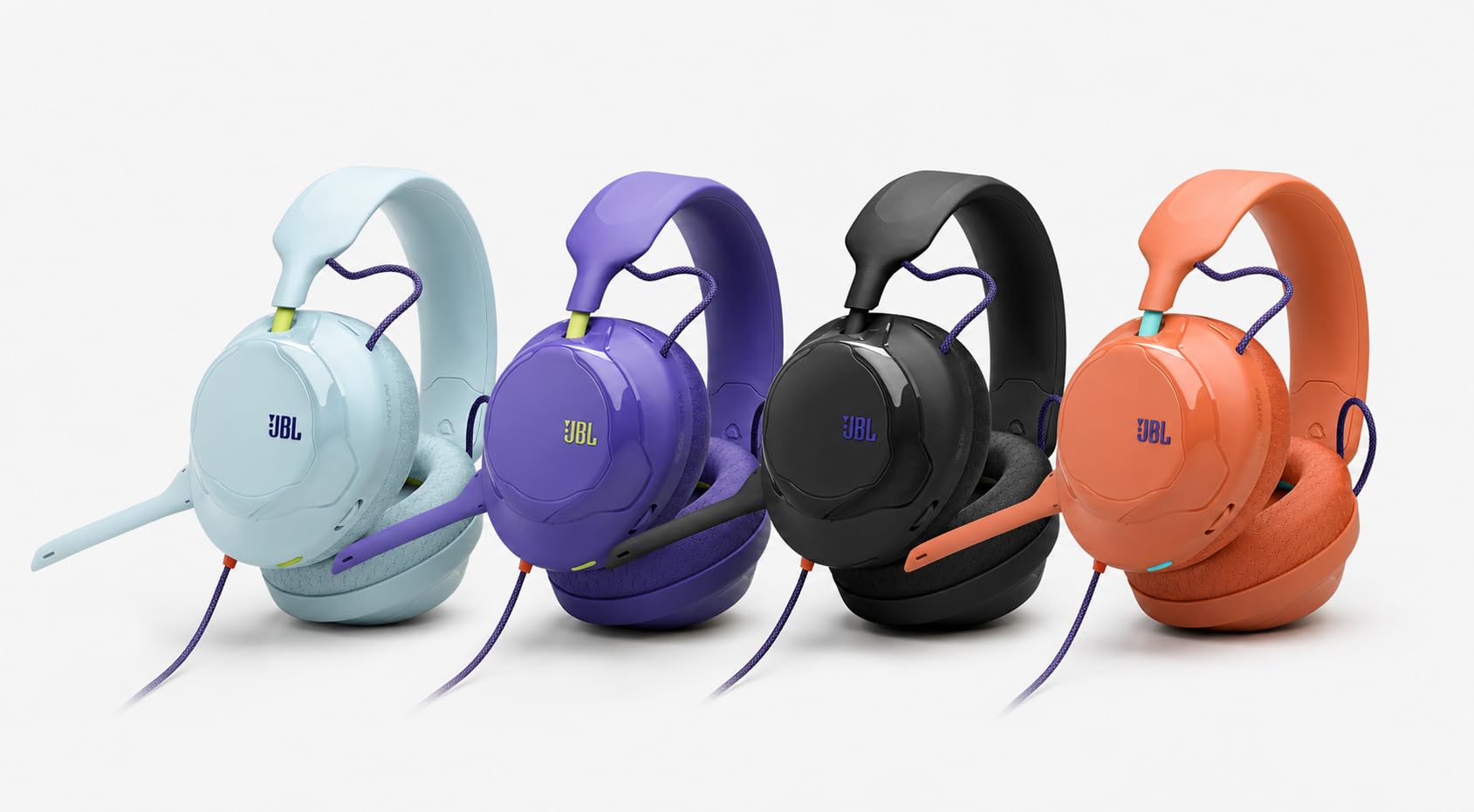 JBL Quantum 120, Casque Gaming Circum-Aural Multiplateforme Filaire, Corail