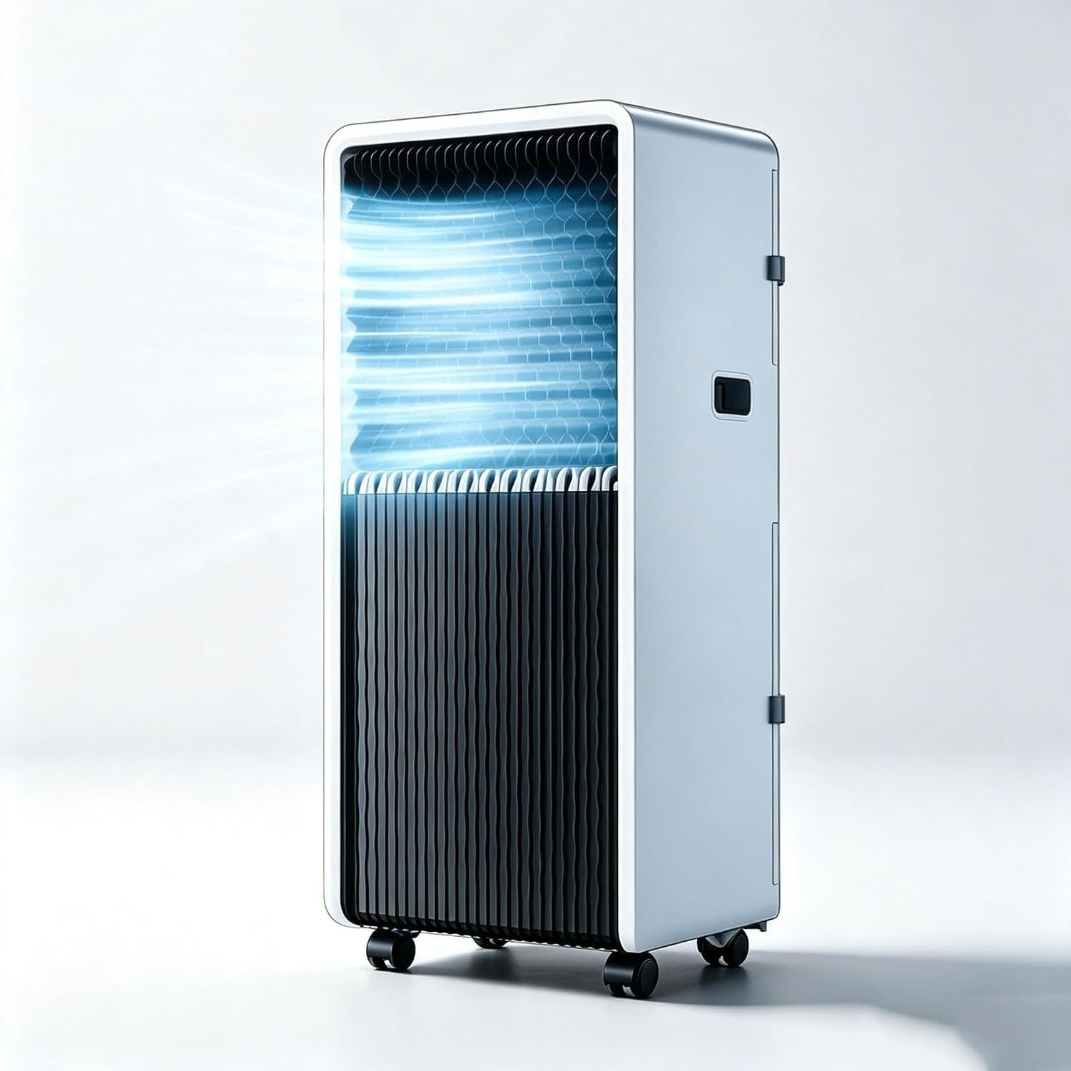 Aire Acondicionado Portátil 14000 BTU Frio y Calor 2 en 1, Unidad de Enfriamiento con Ruedas para Salon y Oficina, Equipo Compacto Auton portatil de Piso, A+12000 BTU, A+12000 BTU