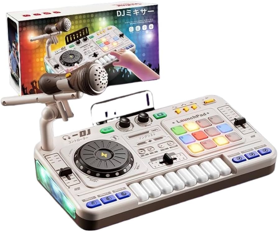 Amazon.co.jp: AZIEBAY ピアノ・鍵盤楽器 子供用 DJ DJ 多機能