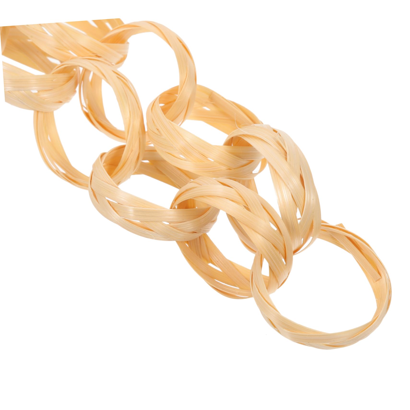 FUNOMOCYA Bamboo Link Chain Door Curtain DIY Link Chain Decor Valance Screenings for Kitchen Doorway Decor