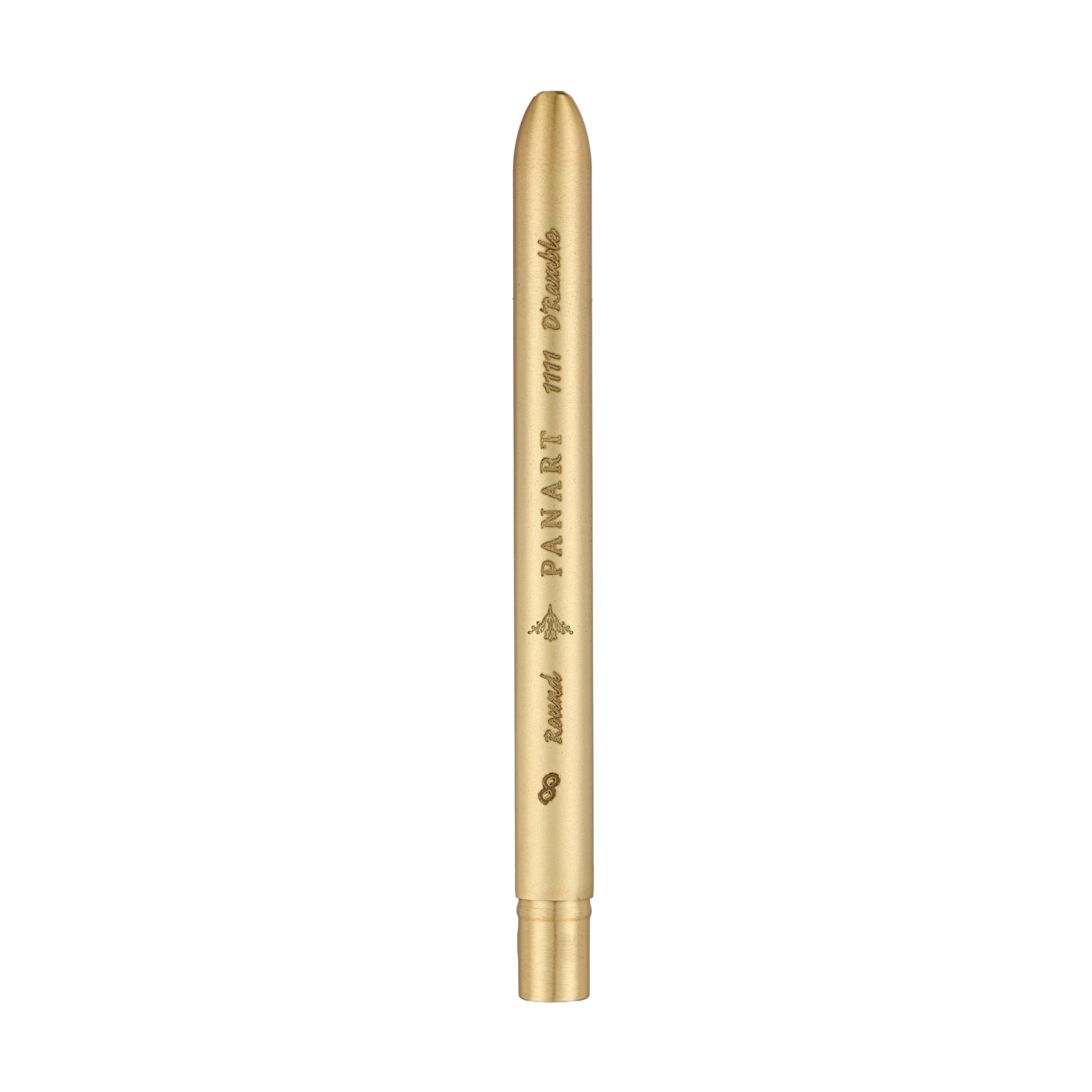 Pan Art Synthetic Sable Travel No. 08 – Detail & Wash Brush for Watercolour & Gouache – Studio-Quality Painting Tool Paintbrush for Fine Art, Craft & Illustration – 1 Unit