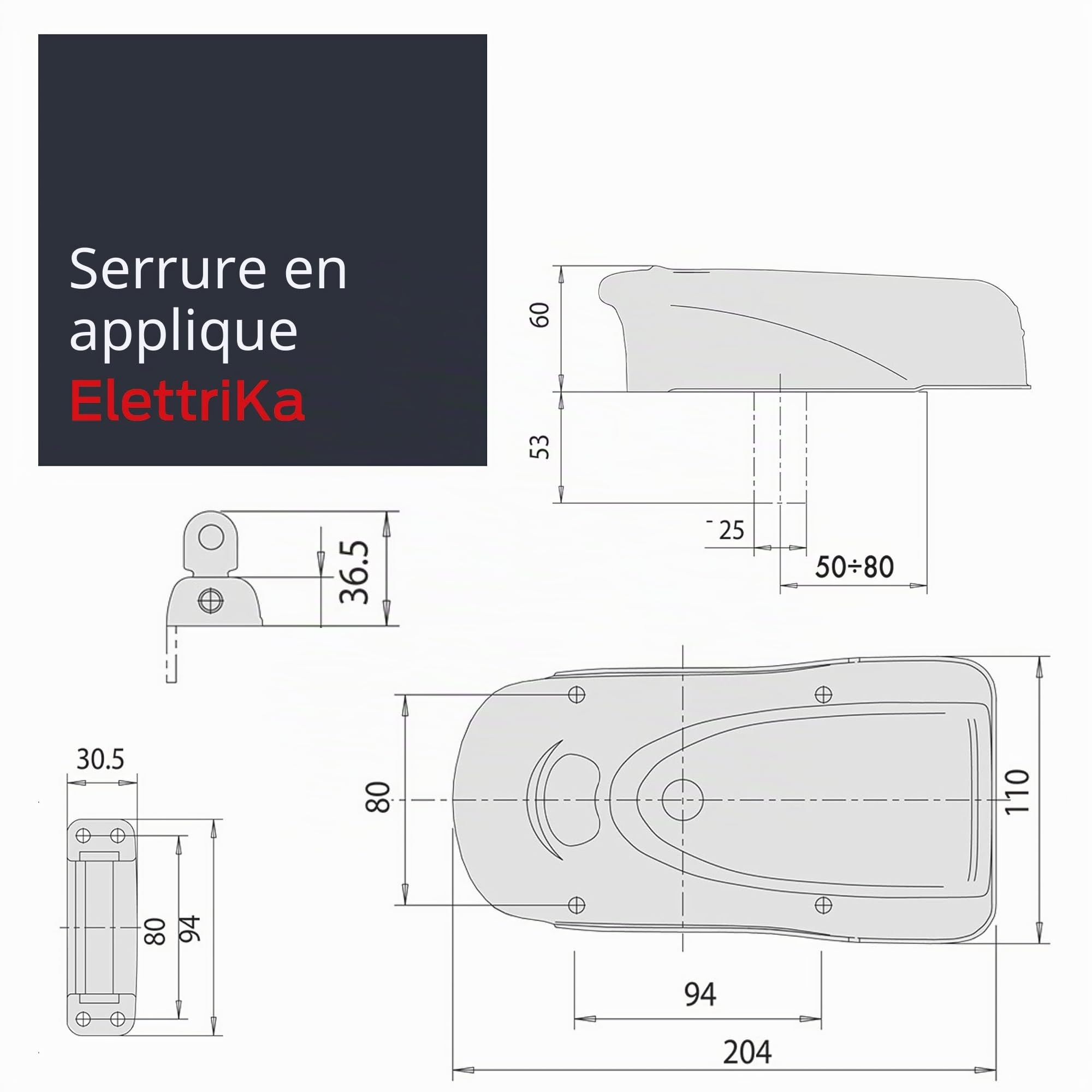 Cisa Serrure électrique 1 A721000