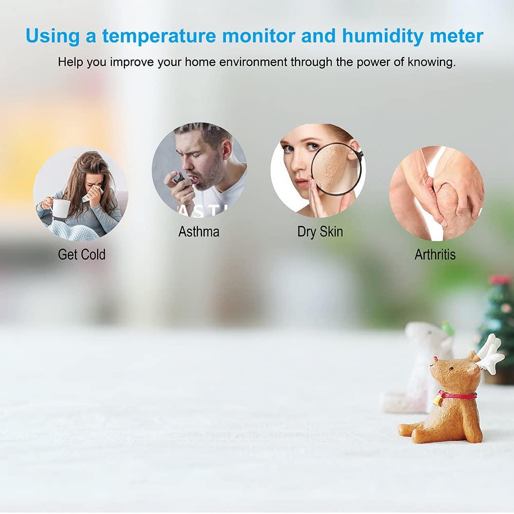 Digital Household Thermometer Room Hygrometer Indoor Humidity Meter Temperature Display Instrument for Office