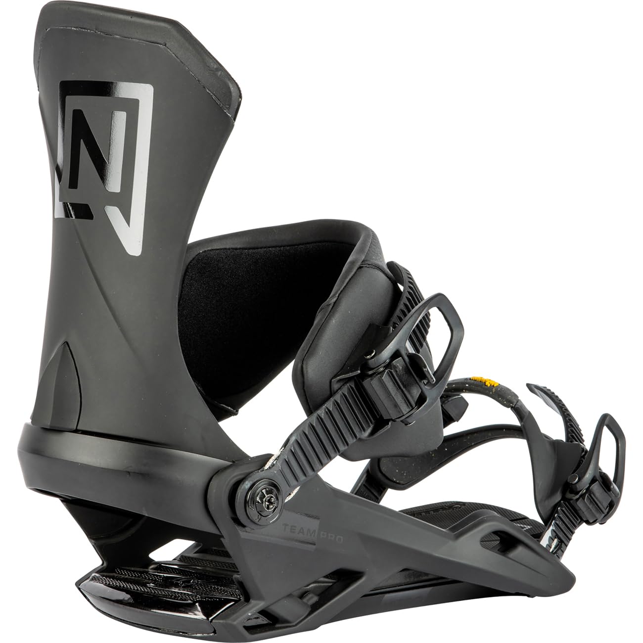 Team Pro '24 All Mountain Freestyle Professional Binding Snowboard Binding, Pro Ultra Black, L