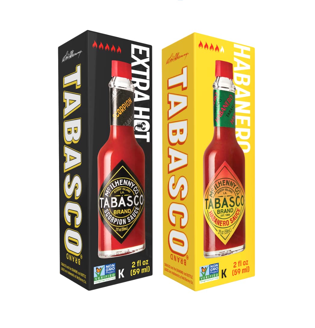 TABASCO® Duo-pack salsa Scorpion & Habanero (2 x 60ml)