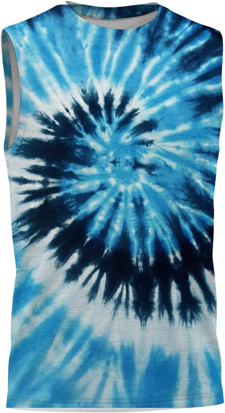 Boys Girls Gradient Athletic Tank Tops Cute Graphic Sleeveless Crew Neck Shirts Quick Dry Casual Loose Lightweight
