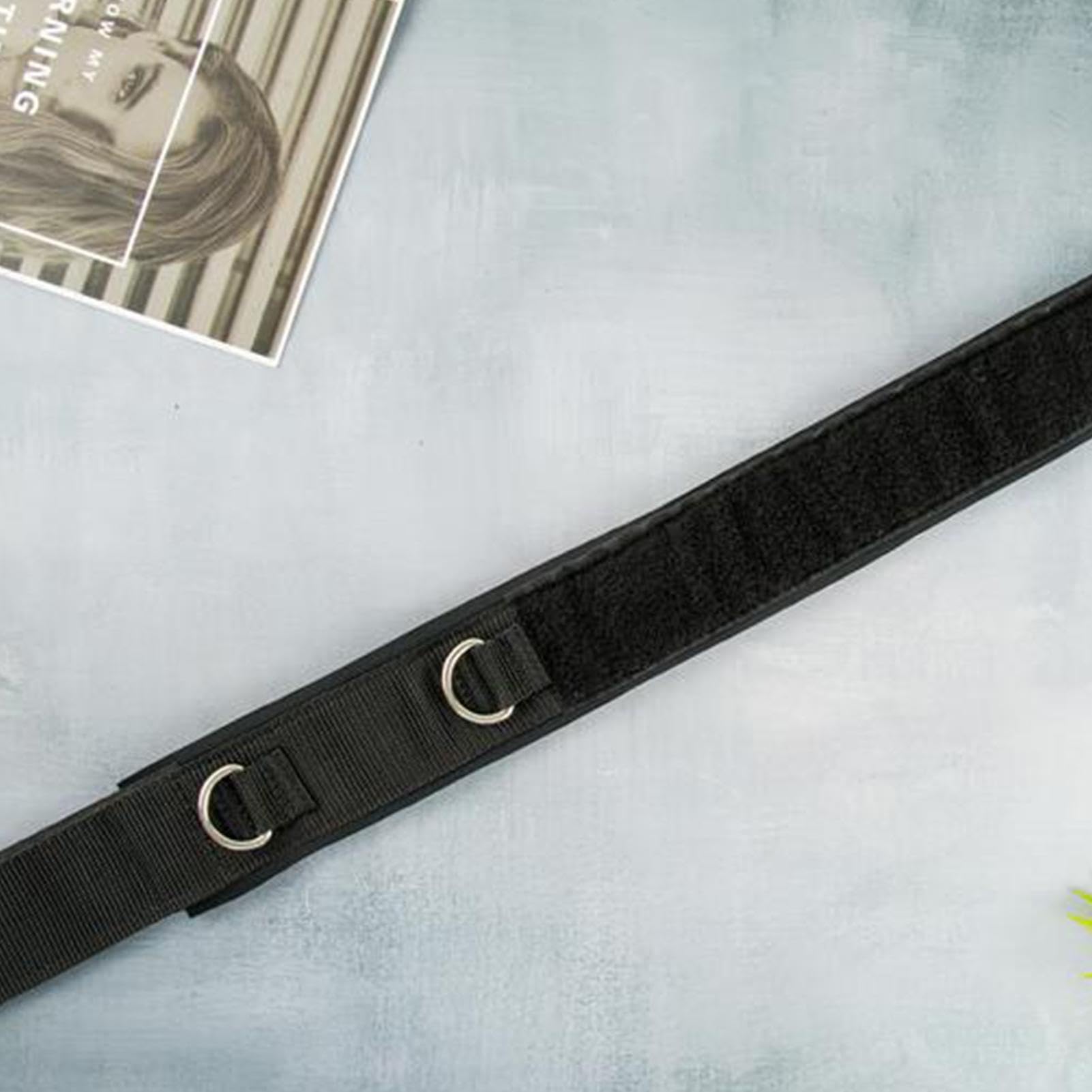 Oberschenkelband-Gurt – 73 cm verstellbare Fitness-Oberschenkelgurte, gepolstert, 2 Stück, Fitness-Beinmanschette, Krafttraining, Speed-Training, Fitnessgerät für Männer und Frauen, Sport, Outdoor