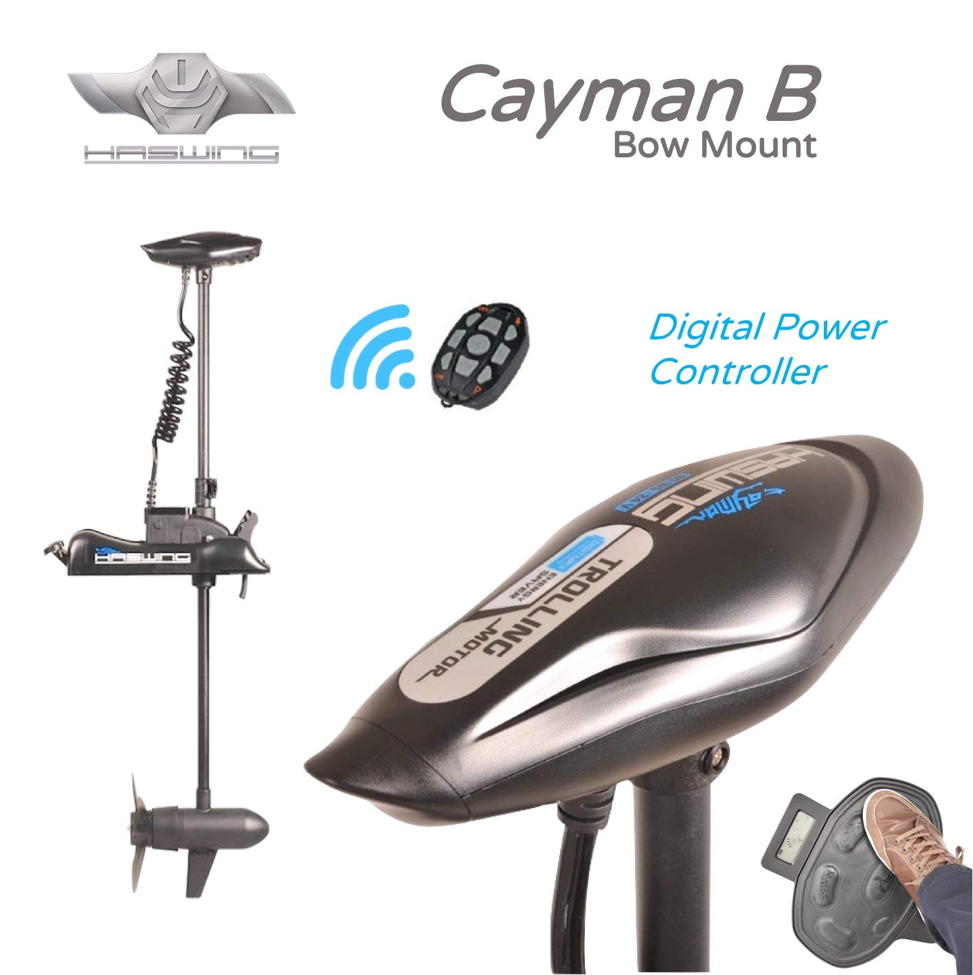 Buy Haswing Cayman B, Bow Mount Electric Outboard Trolling Motor