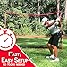 Hit Run Steal Golf Driving Practice Net, Indoor & Outdoor Ball Hitting, 10 x 7 Feet - Heavy-Duty Golf Netting for Home, Backyard, and Garage Training