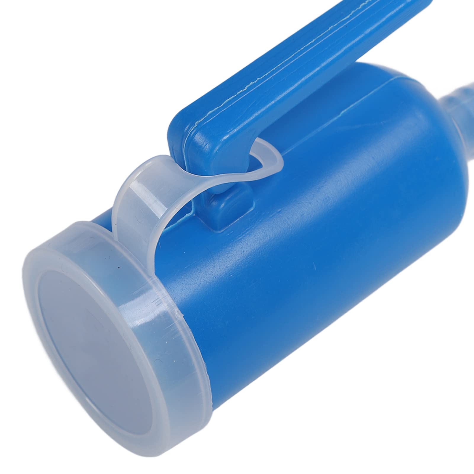 2000 Ml Männer-Urinflasche Tragbare Wiederverwendbare Auslaufsichere Urinflasche mit Großem Fassungsvermögen und Schlauch für Bettlägerige Patienten Blau