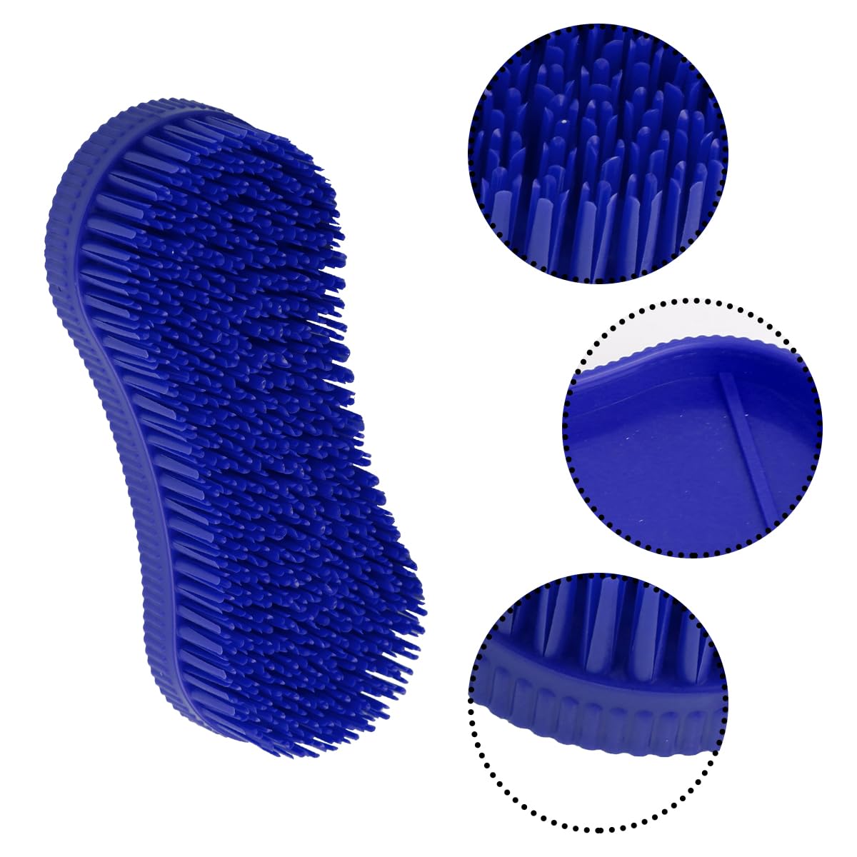 Thyonta 2PCS Horse Comb Equestrian Care Massage Brush Portable and Durable Horse Care Brush In Figure for Laundry Jeans Brush Kitchen Cleaning - Image 3