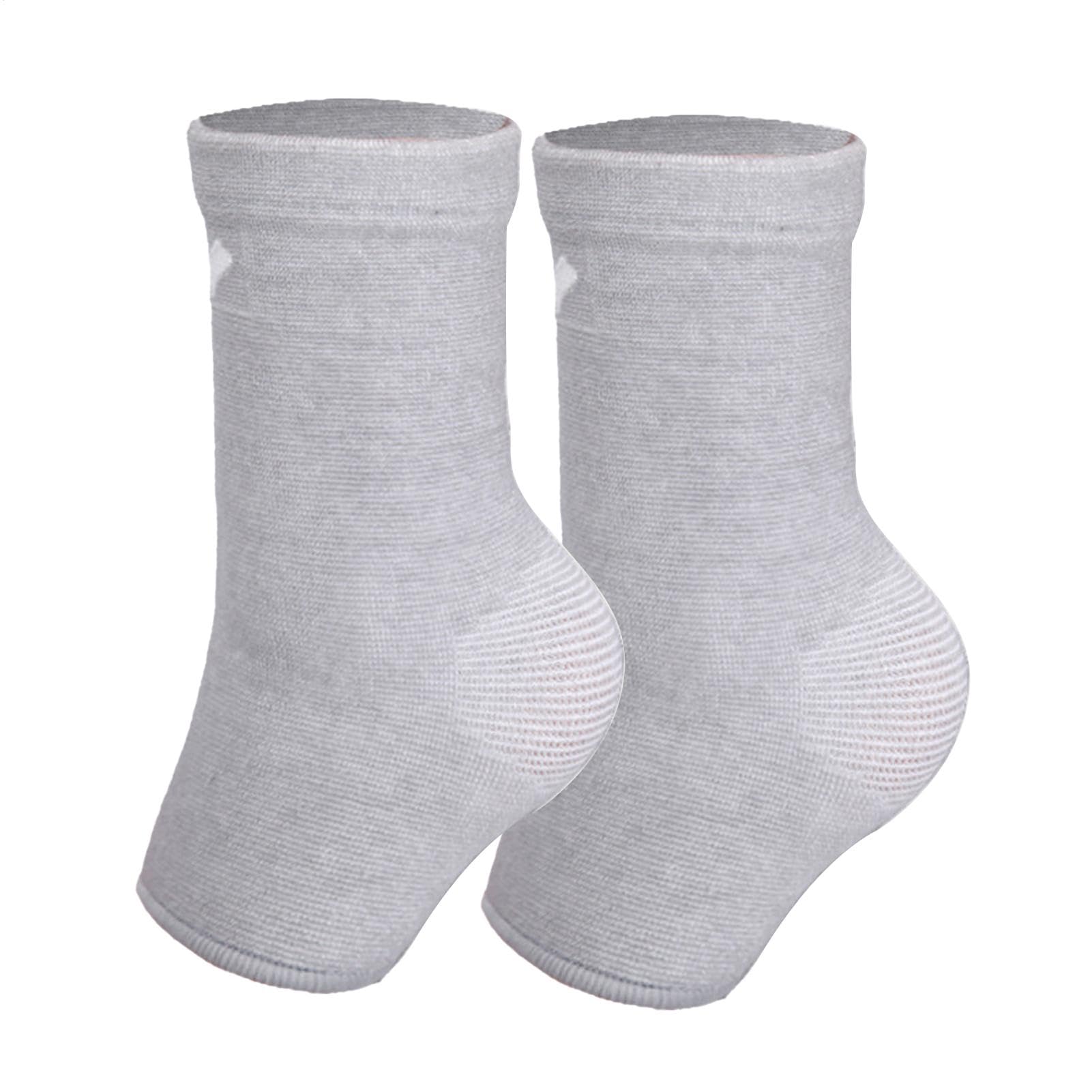 Ankle Sleeves - Ankle Compression Socks | Ankle Support Brace | Versatile Knitted Sport Ankle Brace | Soft Arch Support Brace | Foot Sleeve | Breathable Ankle Wraps For Martial Arts Kickboxing Gym