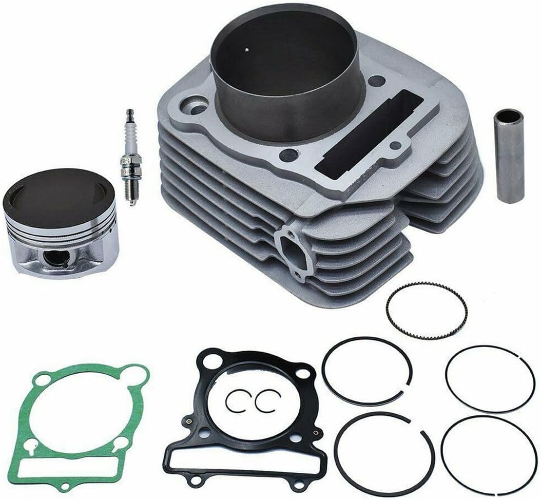Cylinder Piston Rings Gasket Cylinder Head Kit 83mm Replacement for Yamaha YFM350 Warrior 350 1987-2003
