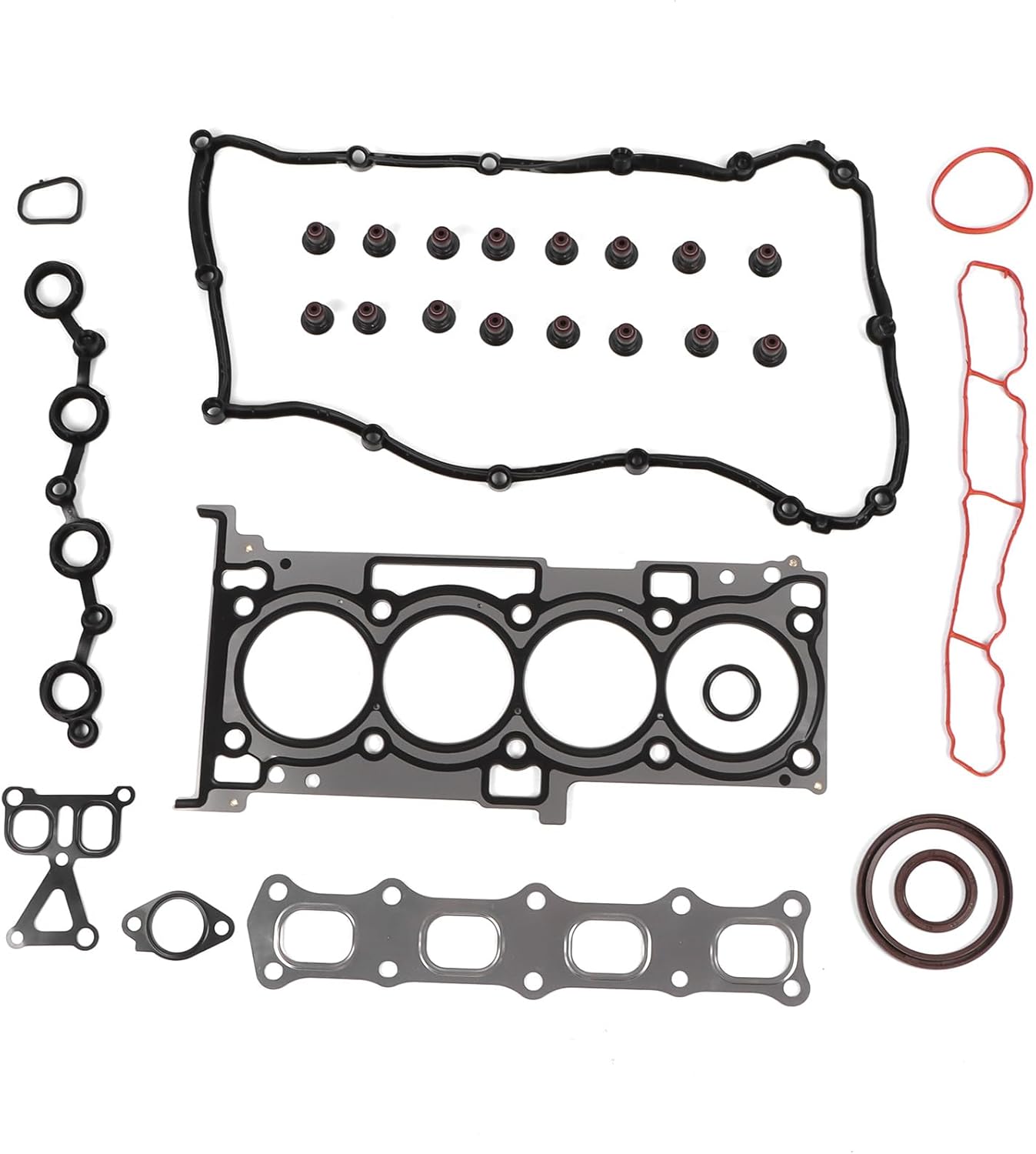 Engine Overhaul Gasket Set Fits for 2007 2008 2009 2020 Dodge Journey 200 CALIBER ED3 2.4L 1set Auto Engine Overhaul Gasket Set HS26332PT ES72472 HS26332PT-1 HS26360PT