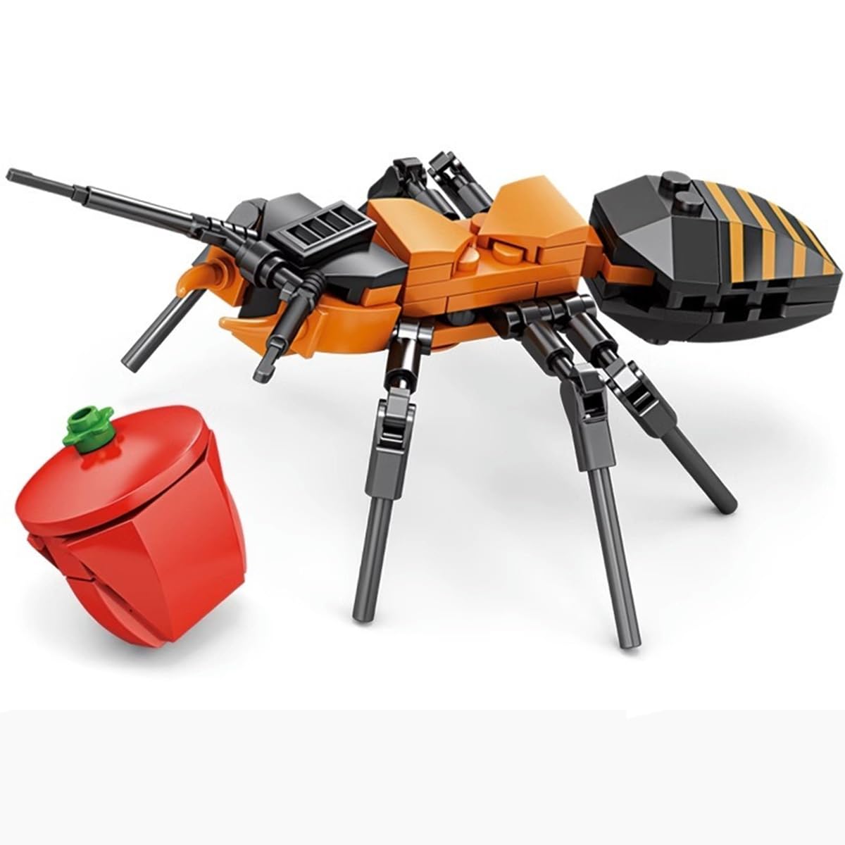YNTOXIN Insect Building Block Toy Set Mantis,Butterfly, Beetle, Dragonfly, Bee, Snail, Nature Decoration