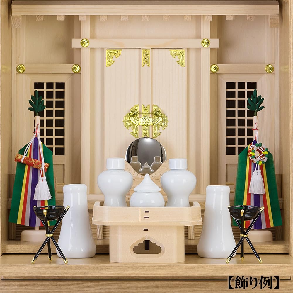 Amazon｜仏壇屋 滝田商店 真榊(一対) 小豆(高さ24cm)◇神棚(お宮