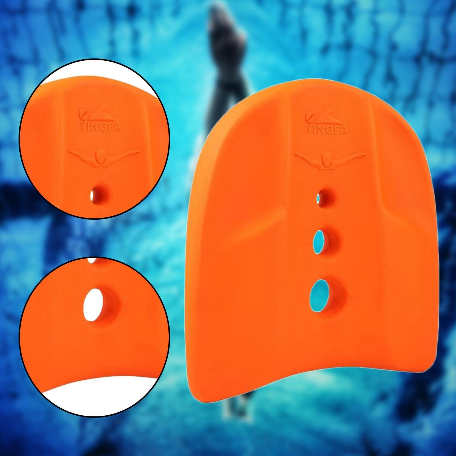 Menolana Swimming Kickboard Pool Float Board Sturdy Versatile Water Aids Comfortable to Use Training Swimming Aid Training Equipment, Orange