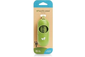 EARTH RATES Dog Poop Bags Dispenser with Unscented Poop Bags