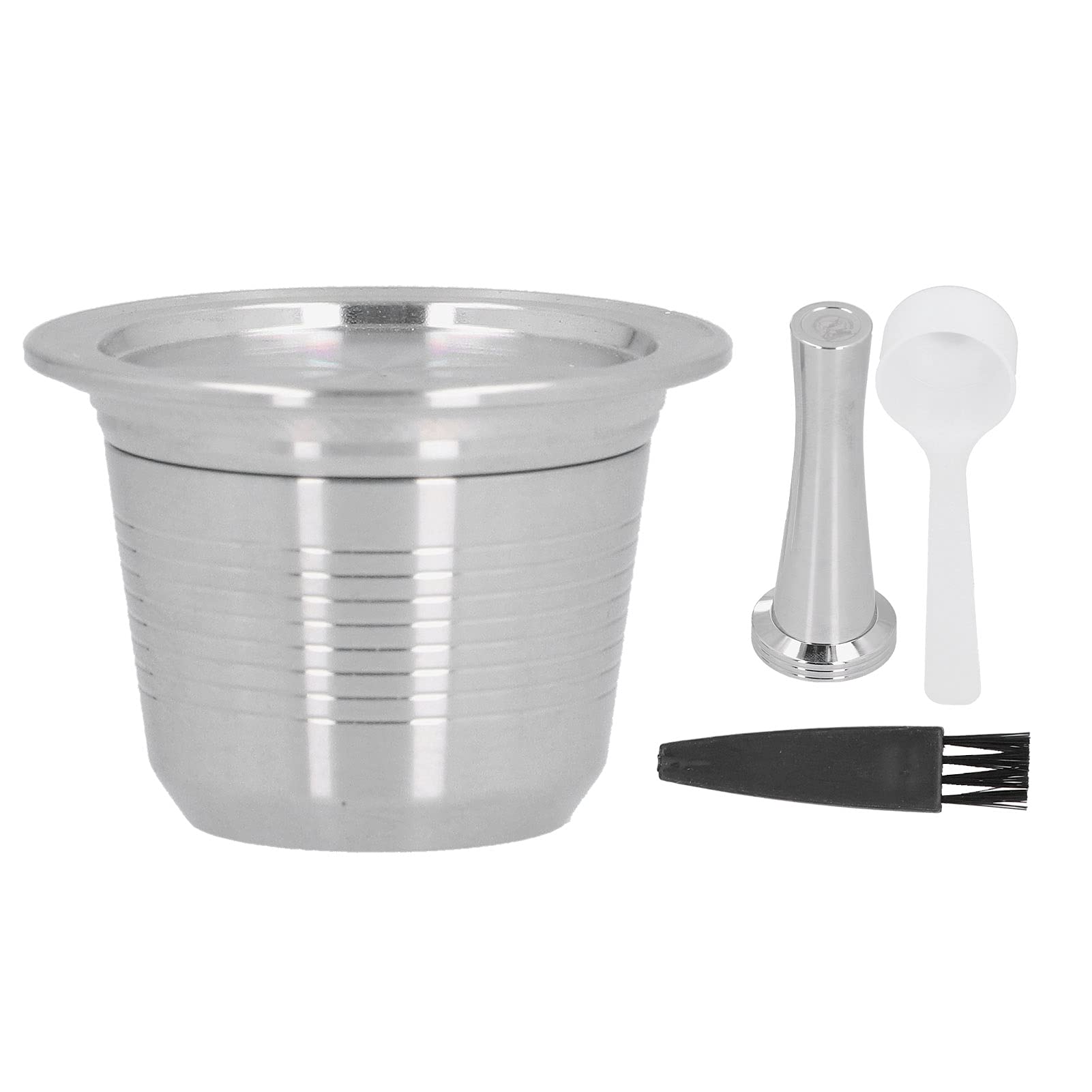 Cápsula de café recargable de acero inoxidable, cápsulas de café reutilizables, reemplazo de taza de filtro de cápsula reutilizable para máquina Nestlés