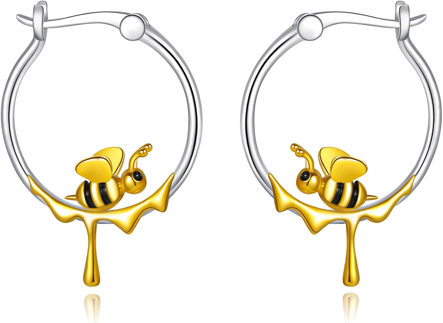 Cute Animal 925 Sterling Silver Hoop Earring Circle Earring S925 Jewelry for Women