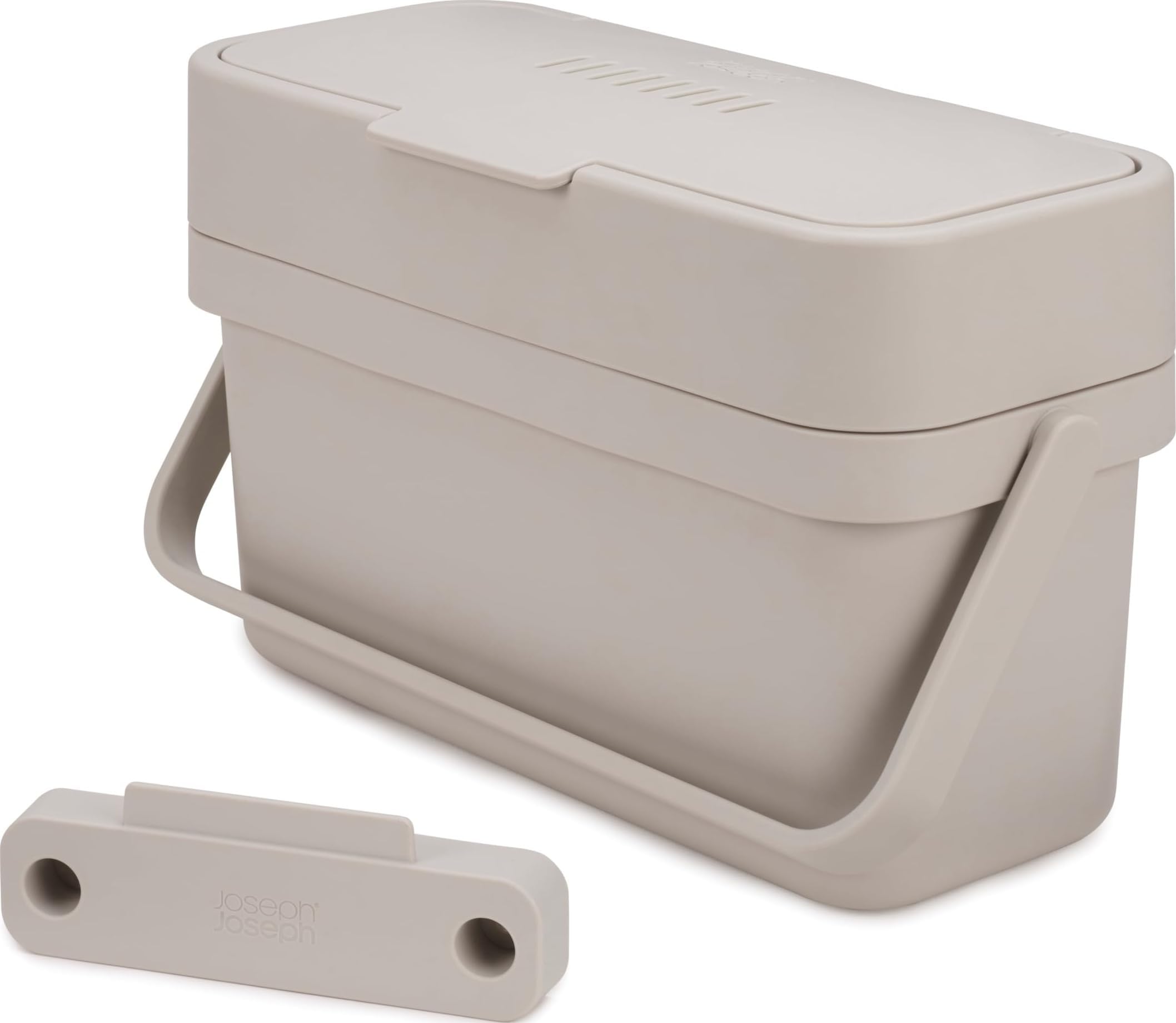 Joseph Joseph Compo Wall Mountable Compost Caddy, 1 Gallon