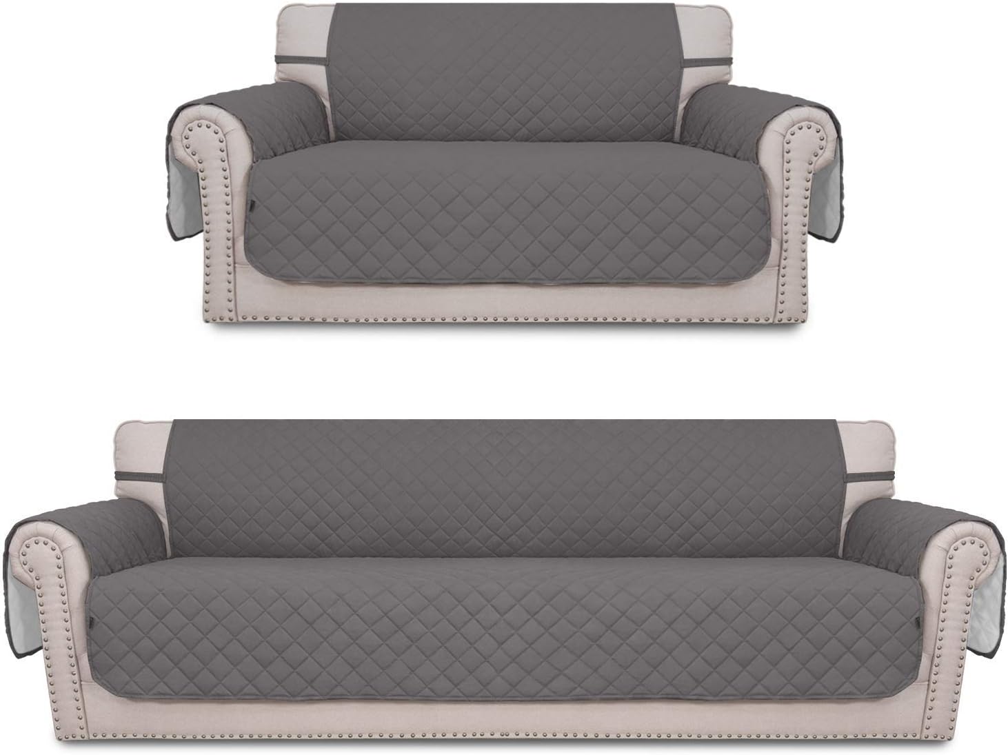 Easy-Going Product Bundles Reversible Loveseat Cover，Oversized Sofa Cover