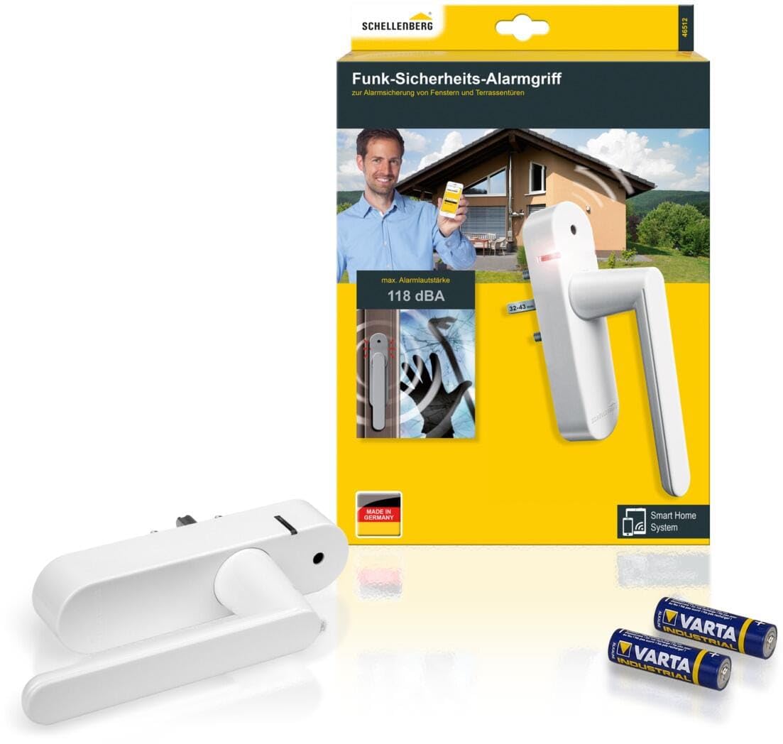 Schellenberg 46512 Fenstergriff mit Alarm
