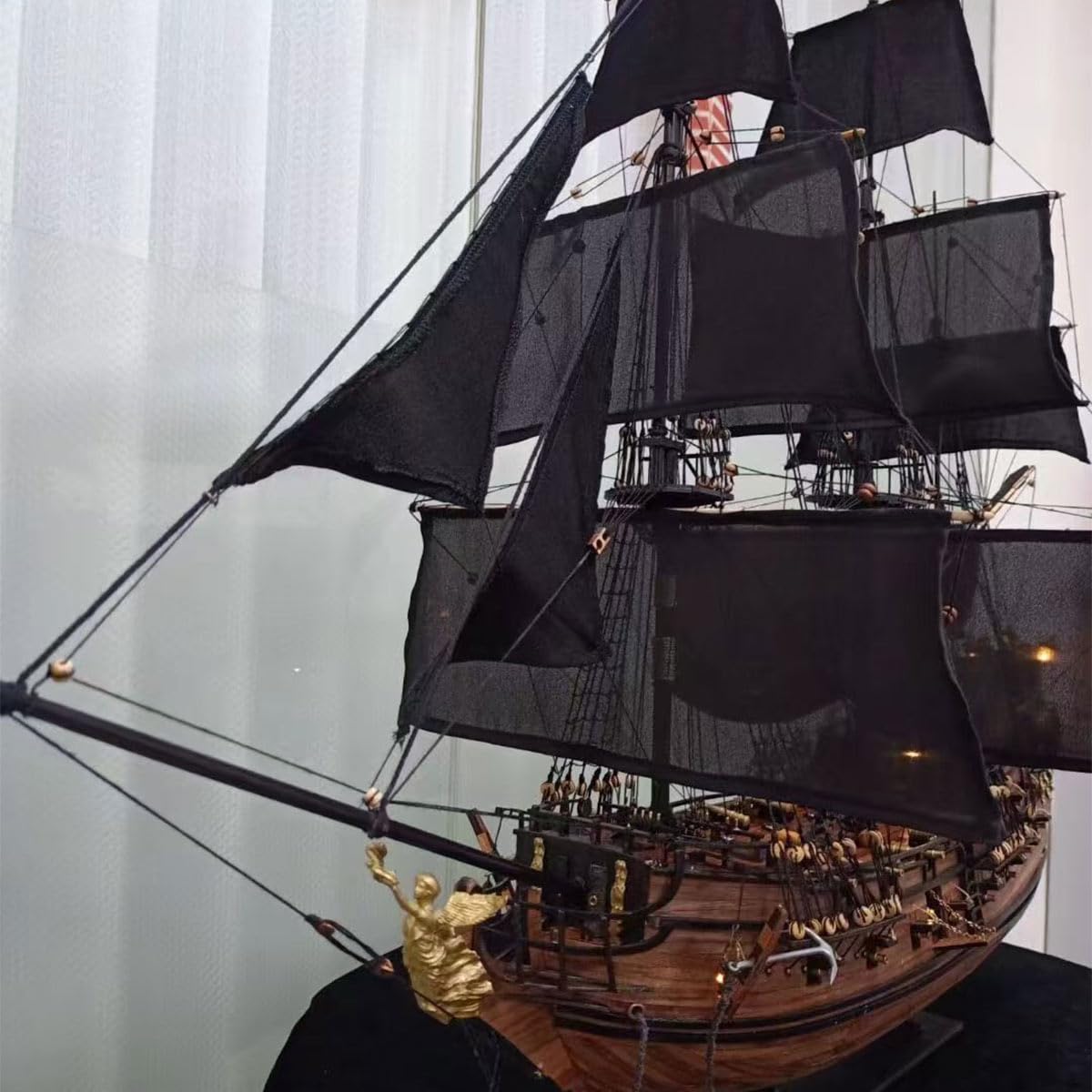 Amazon | JUNENTER 3D木製海賊船パズル 1/50 ブラックパール号模型