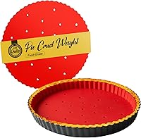 MayweTanso Silicone Pie Weights for 9 Inch Tart Pan - Reusable Blind Baking Crust Weights, Food-Safe, Dishwasher Safe