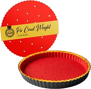 MayweTanso Silicone Pie Weights for 9 Inch Tart Pan - Reusable Blind Baking Crust Weights, Food-Safe, Dishwasher Safe