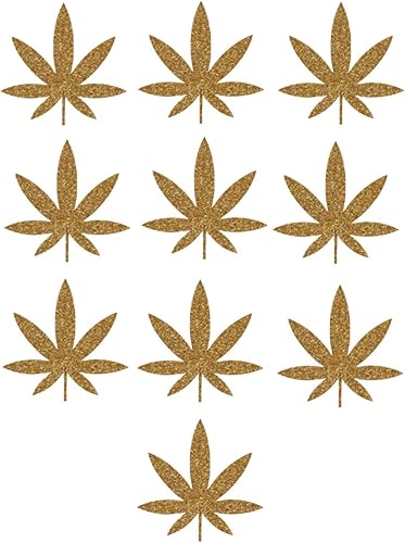 10 calcomanías de hojas de marihuana para planchar/planchar en hojas de cannabis/transferencia de calor/calcomanía de malezas/aplicar en menos de 5