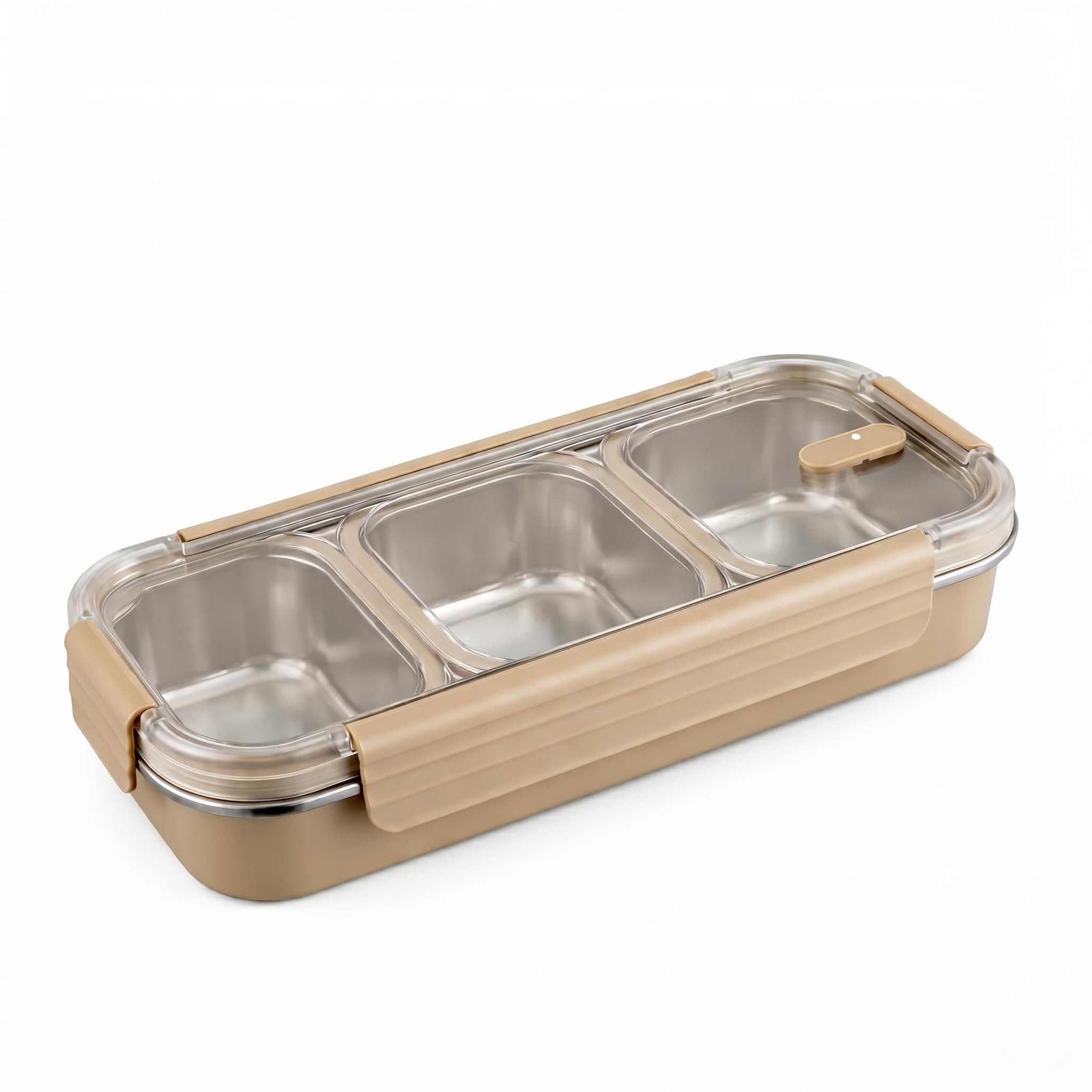 3 Compartment Lunch Box - Insulated & Leakproof -12