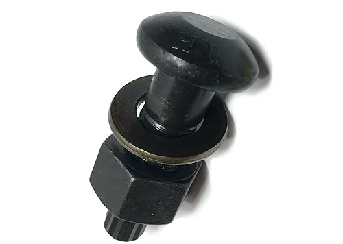 Pr-Mch Paquete de 25, 7/8-9 x 2-1/4 pulgadas, conjunto de pernos de control de tensión A325 liso con tuerca + kit de juego de arandela #DR-D6586D