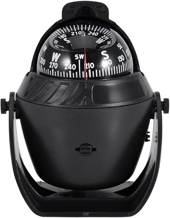 Health Gear Suction Cup Compass, ABS Compass for Car