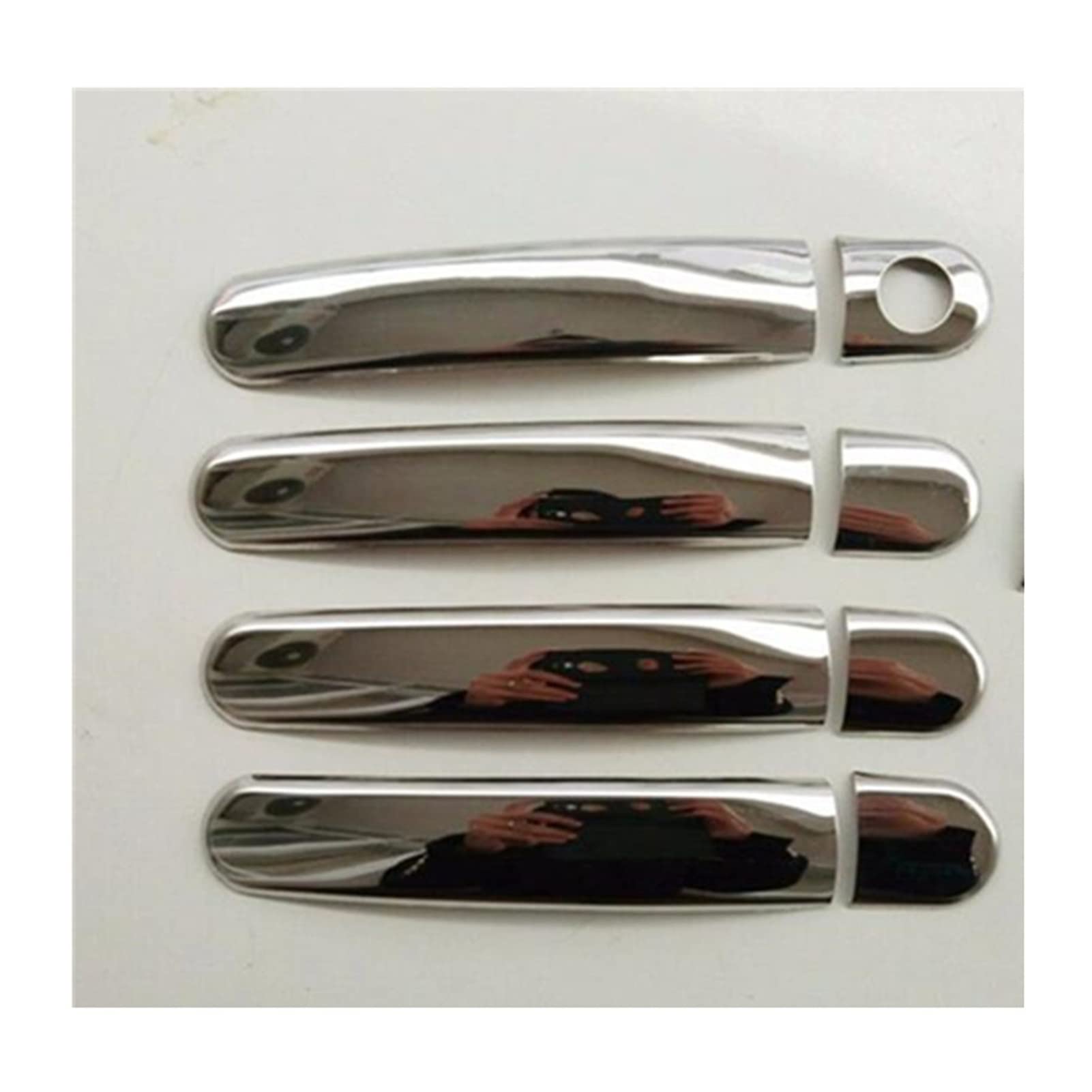 Fahbstr One Color Exterior Door Handle Cover For Jetta Mk6 Abs Chrome Door Handle Cover Car Styling