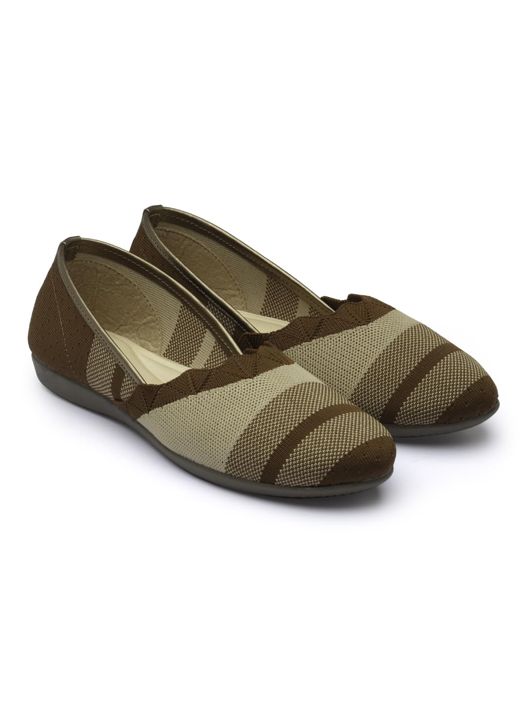 SNEAKERSVILLA Trendy & Comfortable for All Formal & Casual Occassions Stylish,Flat Bellies for Women & Girls (Brown, 5) (B0CK4BSYHF) Amazon Price History, Amazon Price Tracker