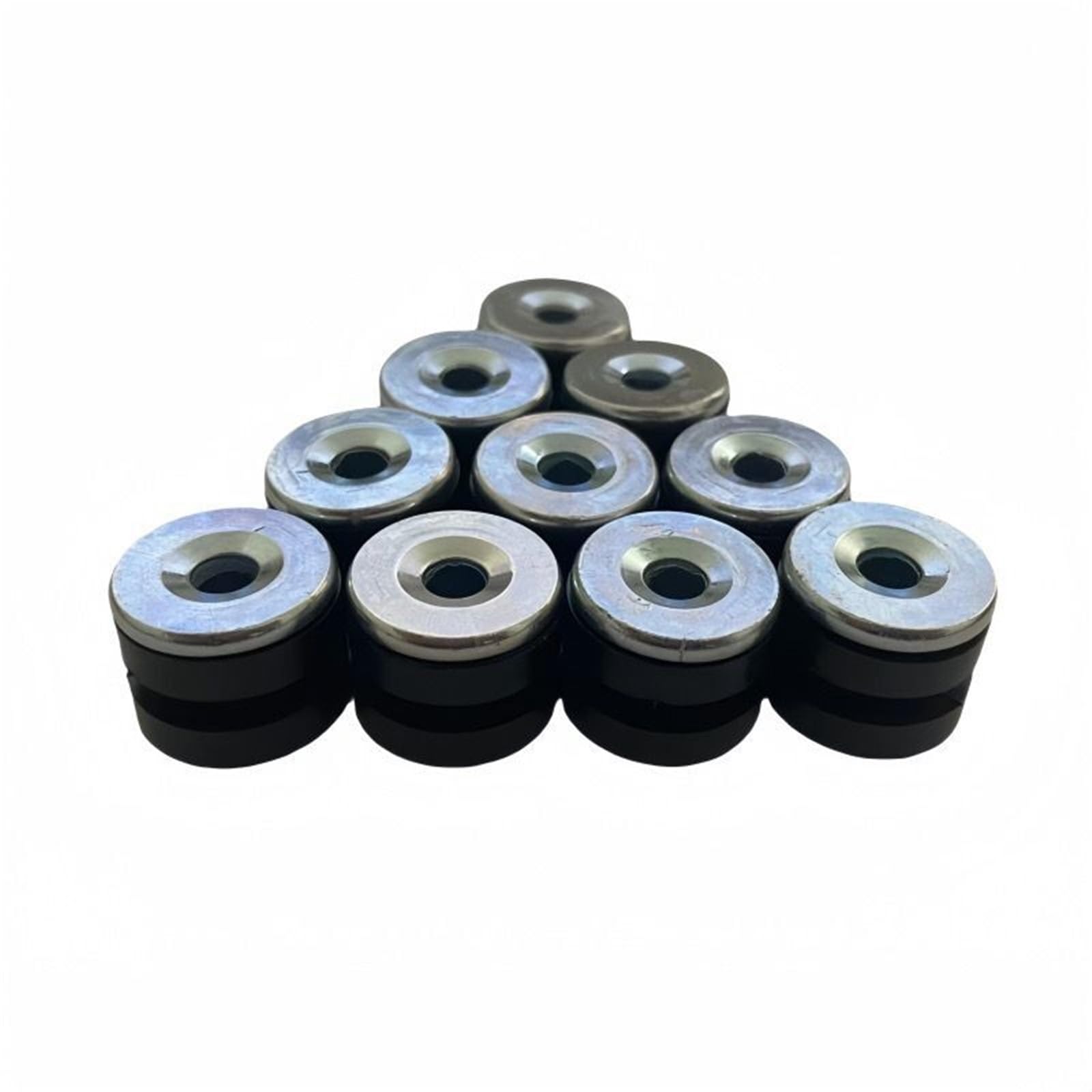 Motorcycle Rubber Grommets Kit 30pcs/Set 4.5mm Motorcycle Rubber Grommets Bolt Assortment Kits Fairing Bolts Cushion Buffer Washer Shock(30SET)