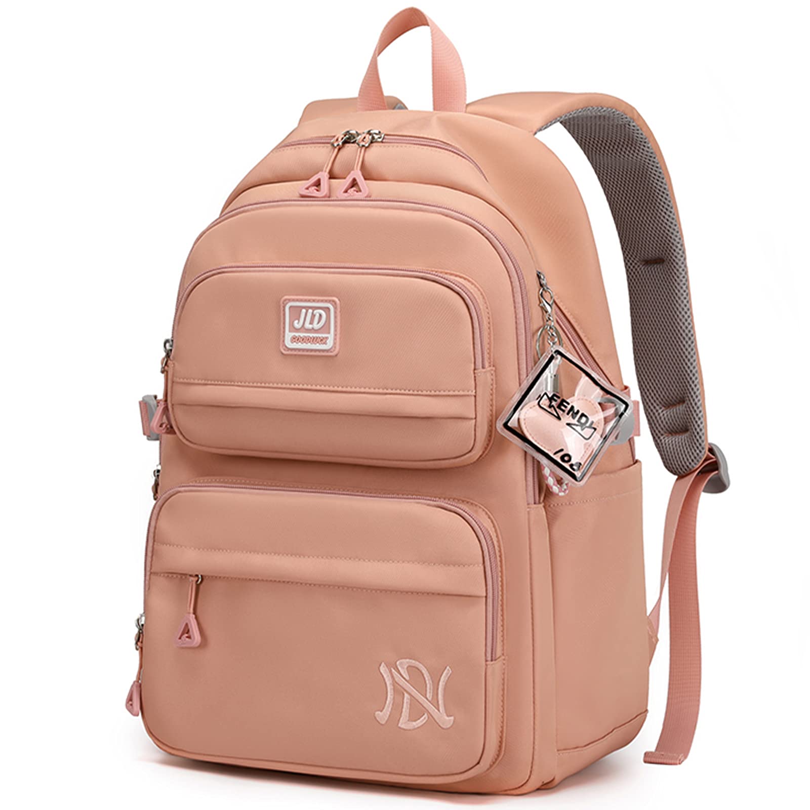 JANSBEN Wasserdichter Schulrucksack für Mädchen & Jungen, Mehrfachfach-Rucksack für Schule & Reisen, Bequeme Schultasche Ideal für 10-Jährige Kinder, Teenager & 5. Klasse