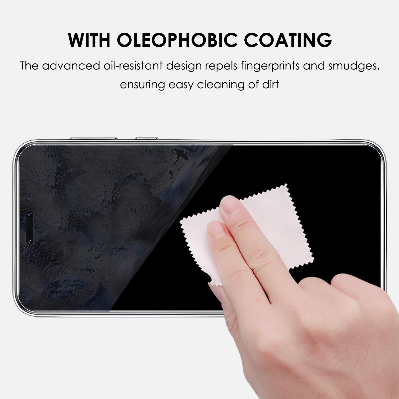 Pellicola proteggi schermo privacy per Honor Magic8 Pro, in vetro | UV LOCA TECH, anti-spia, resistente ai graffi 9H, compatibile con impronte digitali