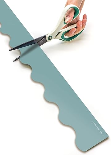 Miniatura 7 de Beachwood Better Than Paper® - Rollo de tablón de anuncios, 4 pies x 12 pies y borde festoneado azul calmante (TCR8907)