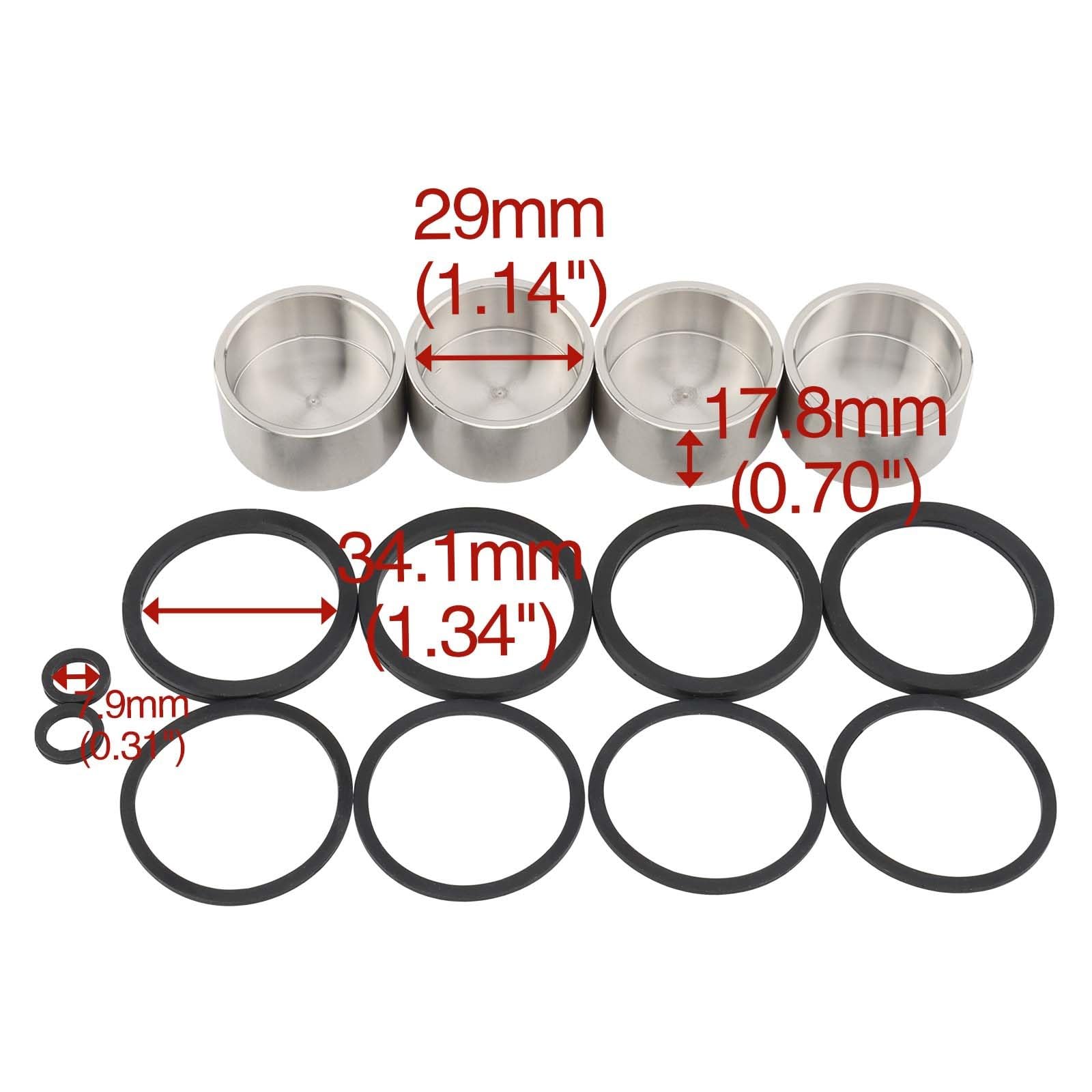Kit di revisione pinza freno anteriore/posteriore 44313-00 for Harley Sportster XL Dyna Softail Touring Road King Electra Road Street Glide