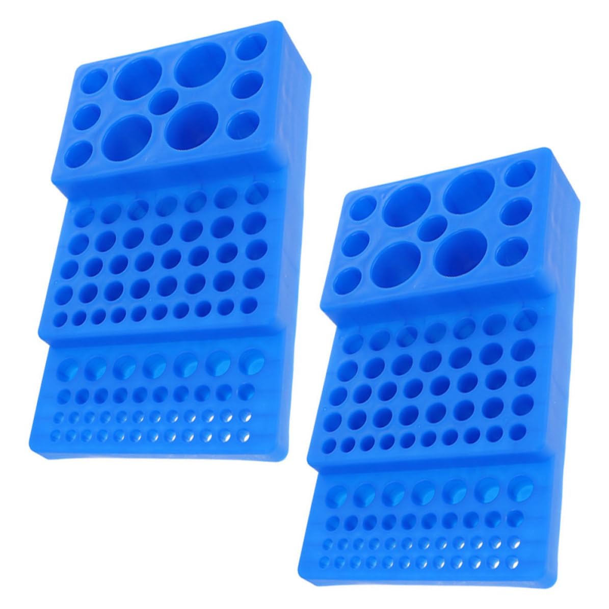 Cabilock 8 Piezas Gradilla Trapezoidal para Tubos de Ensayo y Centrífuga,