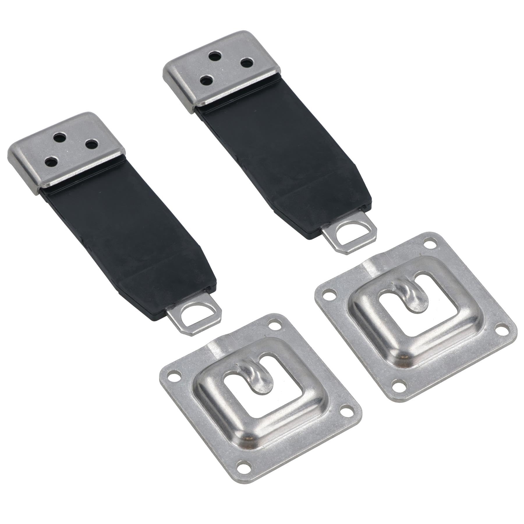 Door Retaining Retainer Check Straps Stainless Steel for Trucks Trailers Vans 2pc