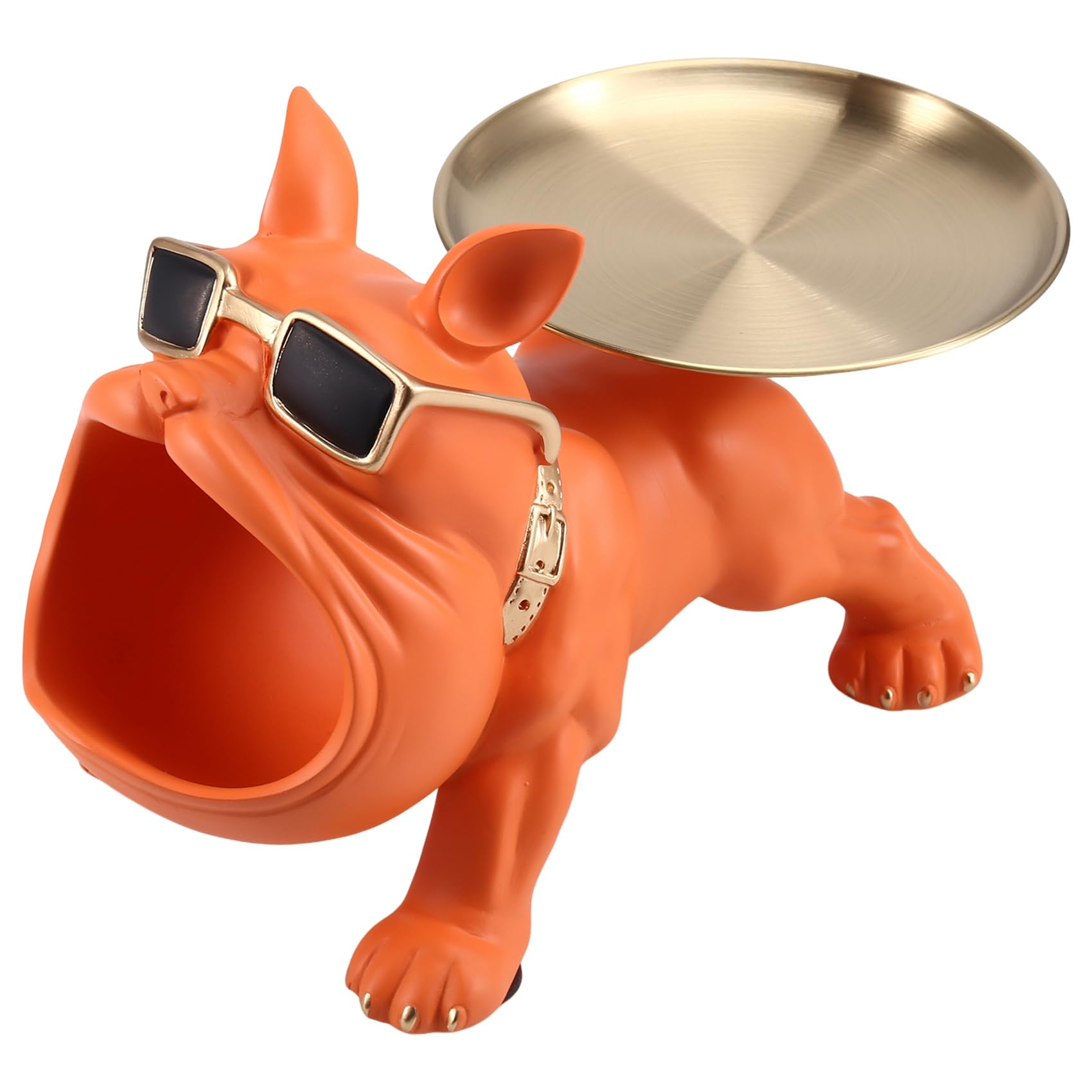 Décoration d'intérieur personnalisée bouledogue en résine de style nordique