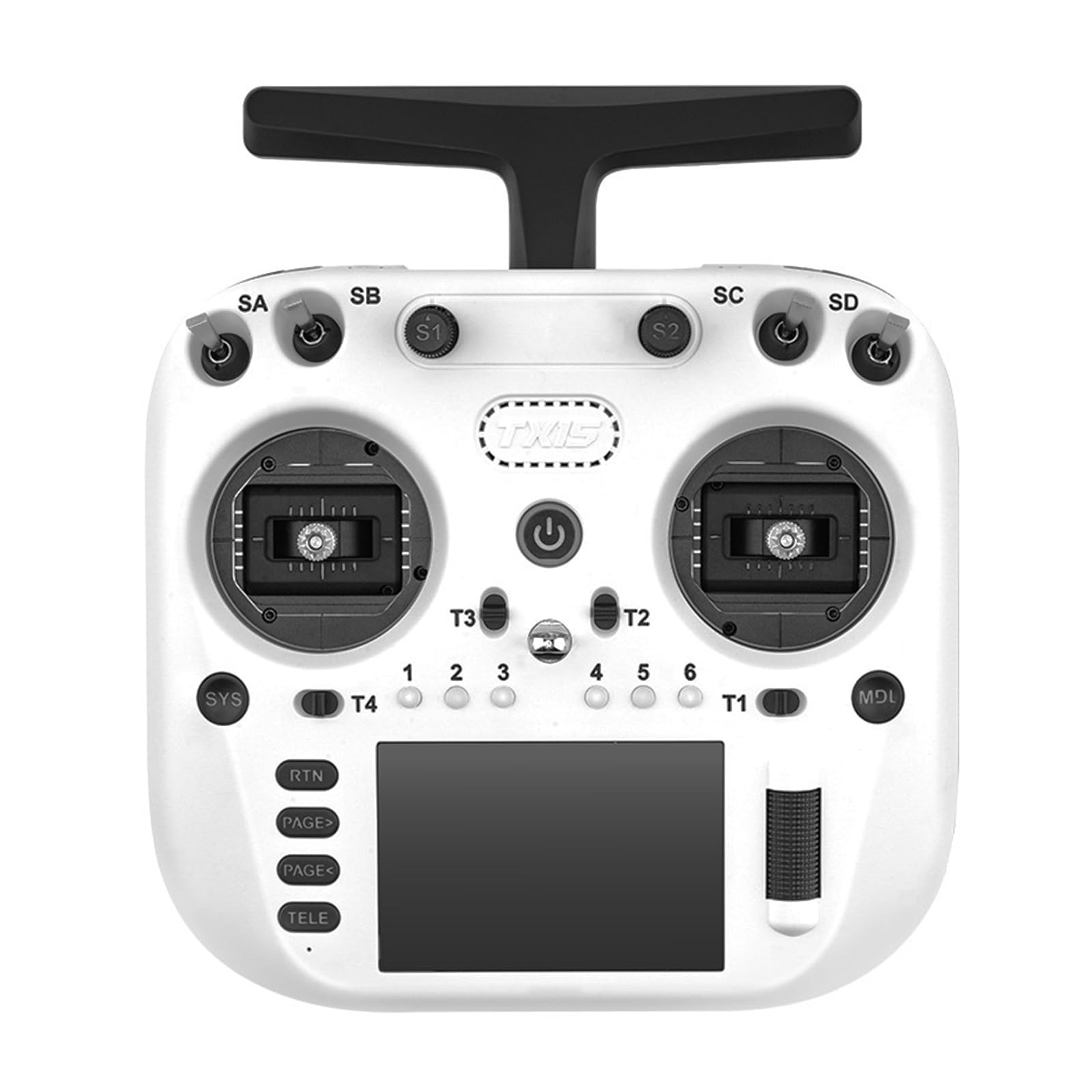 Radio with Foldable Antennas and 4GB Flashing Storage for RadioMaster TX15 Smooth Operations in Complex Environment Touchscreens Radio Controller