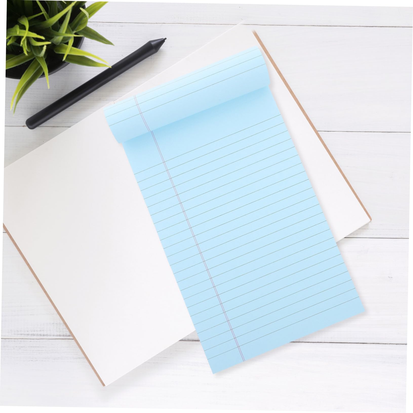 KOMBIUDA 8pezzi Blocco Note Righe Blocco Note Legale Strappabile Piccolo Carta Spessa Facile da Scrivere Adatto per Piani di Lavoro e Appunti